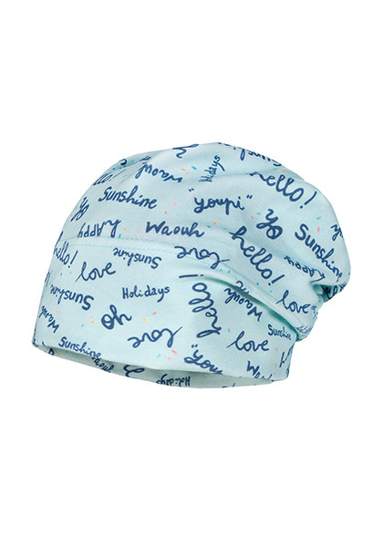 KIDS-Beanie middle, Jersey bedruckt,
