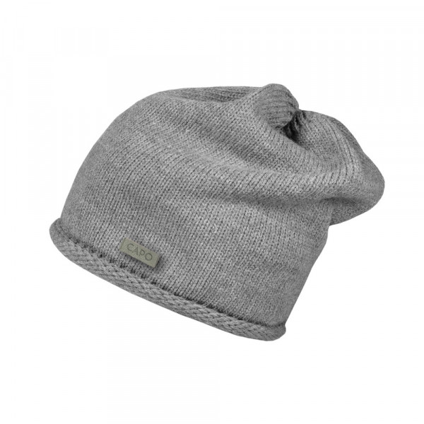 Beanie, Kaschmir-Touch Strick, Rollrand