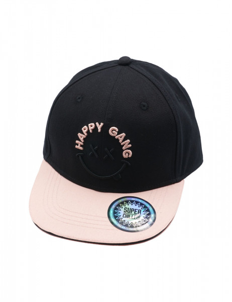 ADULTS-Cap, &quot;Happy gang&quot; snap-back Verschluß