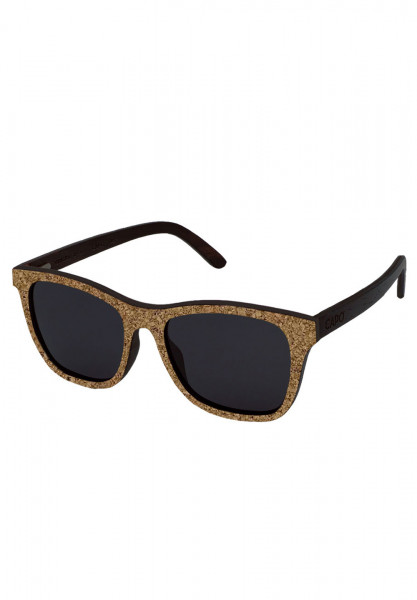 Sonnebrille Kork Kunststoffgläser anthrazit