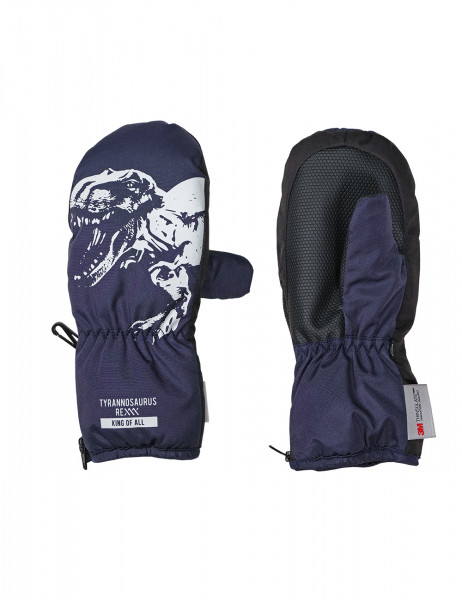MINI BOY-Thermofausthandschuhe &quot;Dinosaur&quot;, Reißverschluß, Thinsulate,