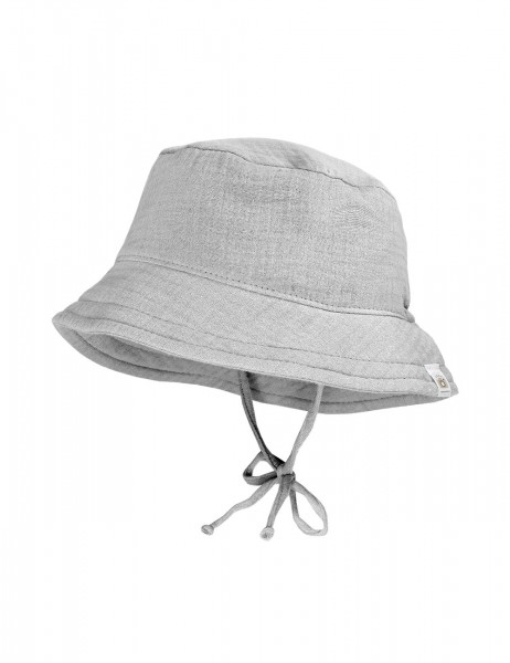 GOTS MINI BOY-Hut, Band Musselinstoff, Futter