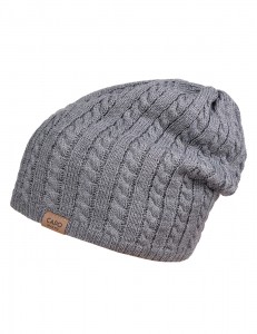 CAPO-MORRIS CAP knitted beanie, plait structure