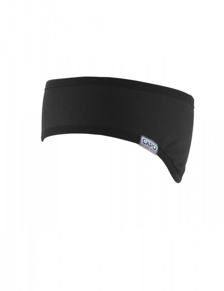 Sportliches Stirnband mit Fleece für Damen in schwarz