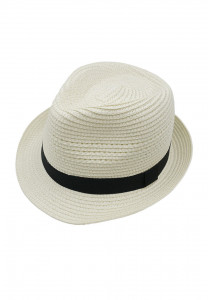 Strohhut Trilby Hutband, Lochmuster