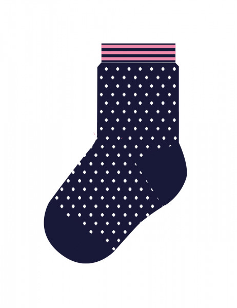 MINI GIRL-Socken, Punkte glatt