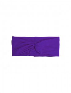Capo Knotenstirnband aus Merinowolle für Damen in violett