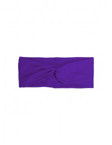 Capo Knotenstirnband aus Merinowolle für Damen in violett