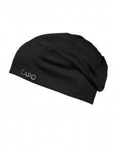 GOTS CAPO-WOOL JERSEY CAP LONG merino wool