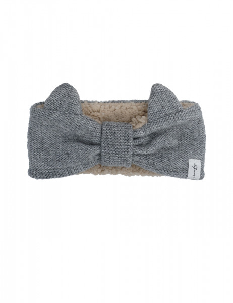 MINI GIRL-Stirnband Katzenohren, Raffung, Futter
