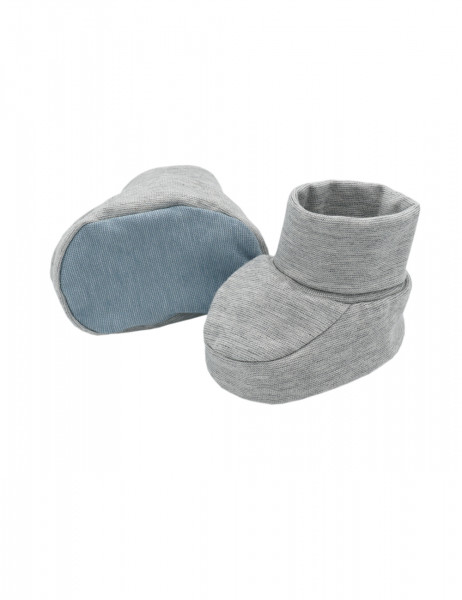 GOTS BABY-Schuhe, Jersey meliert