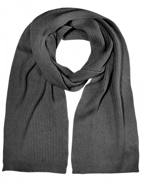 CAPO-CASHMERE LIOR SCARF knitted scarf, 1/1 rib